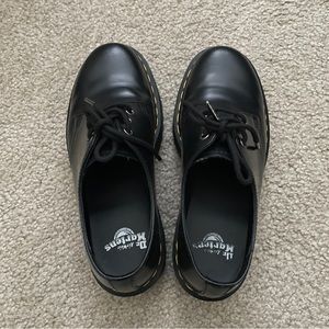 dr martens 1461 quad smooth leather women’s platform shoes